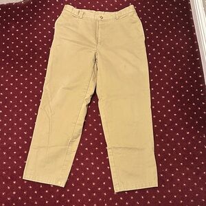 L.L. Bean Men's FLANNEL LINED Khaki Chinos